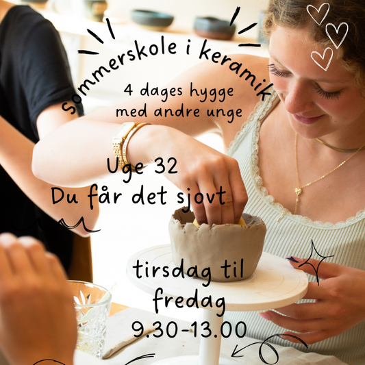 UDSOLGT - Sommerskole i keramik for børn og unge uge 32 i Roskilde